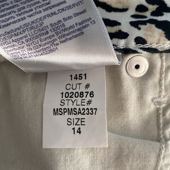 NWT NYDJ Sheri Slim Ankle Leopard Sateen Jeans - Picture 14 of 14